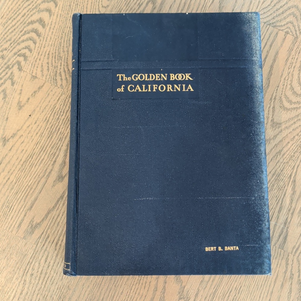 1937 The Golden Book of California UC Berkeley Alumni History Directory Book